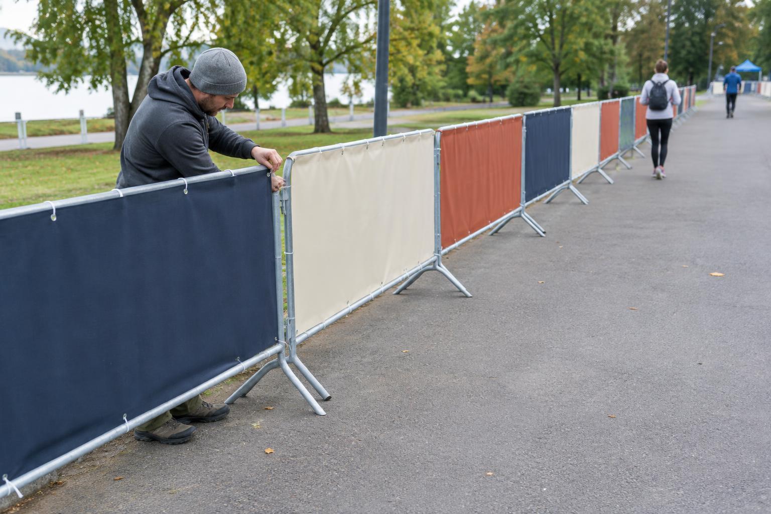 Baner na barierkach podczas wydarzenia: jak zaplanować format i układ ekspozycji?